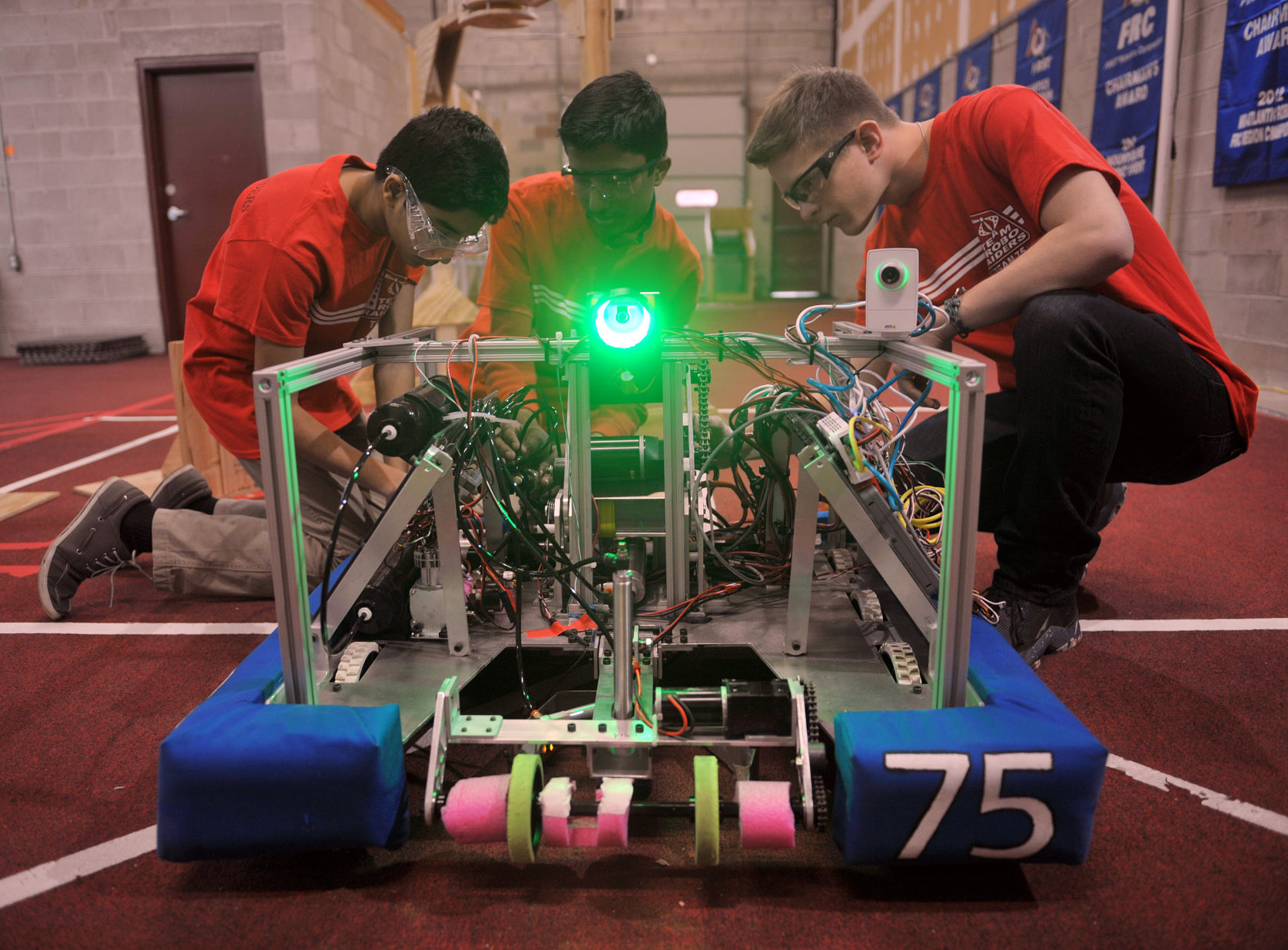 Hillsborough robotics team claims district winner title