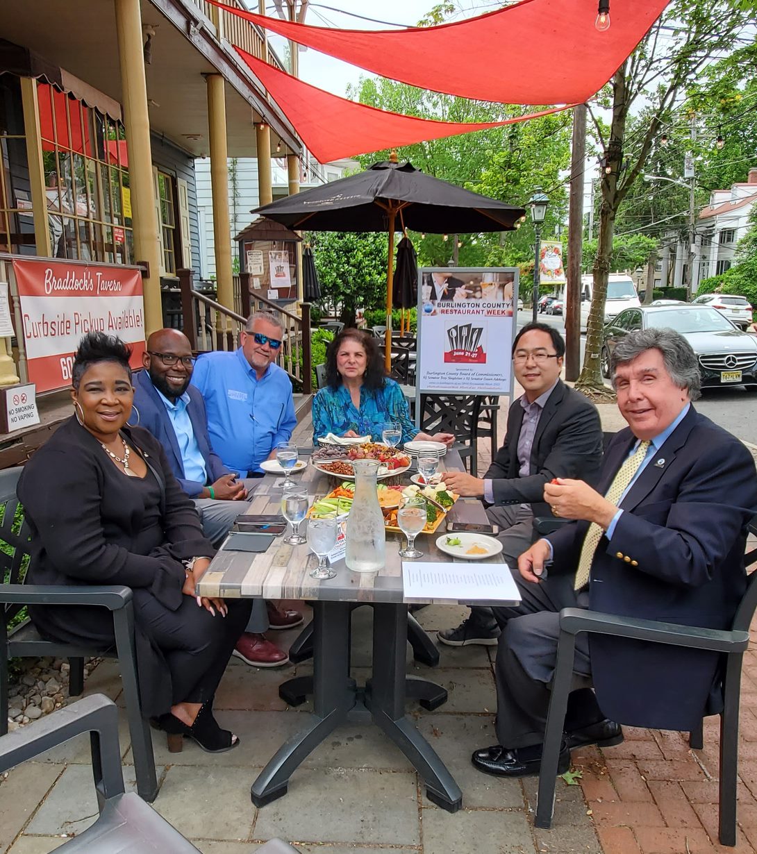 Burlington County Commissioners kick off Restaurant Week with visit to family-owned restaurant in Bordentown City