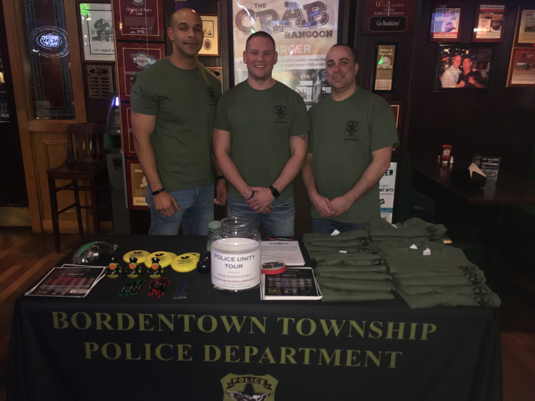 Bordentown Township police raise money for Unity Tour