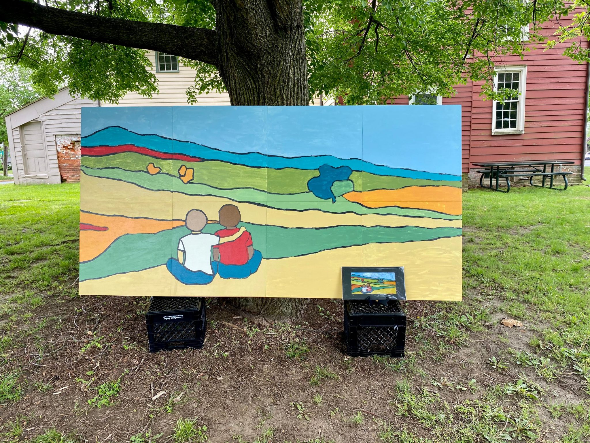 Children’s mural identifies peace, love, hope and community in Bordentown City