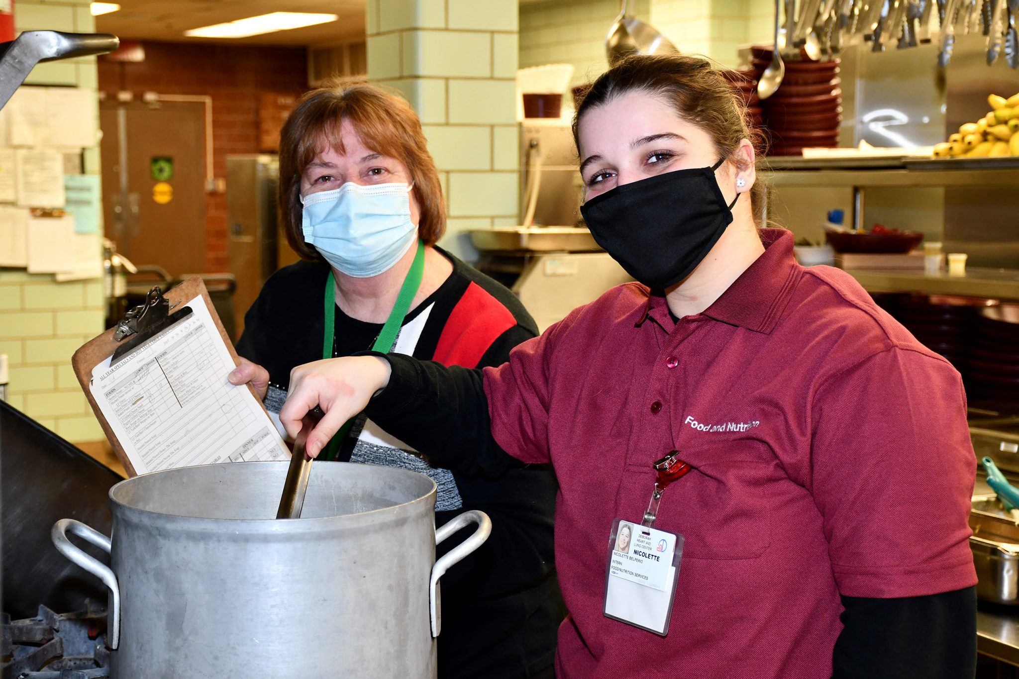 Rowan College interns assist culinary team at Deborah hospital