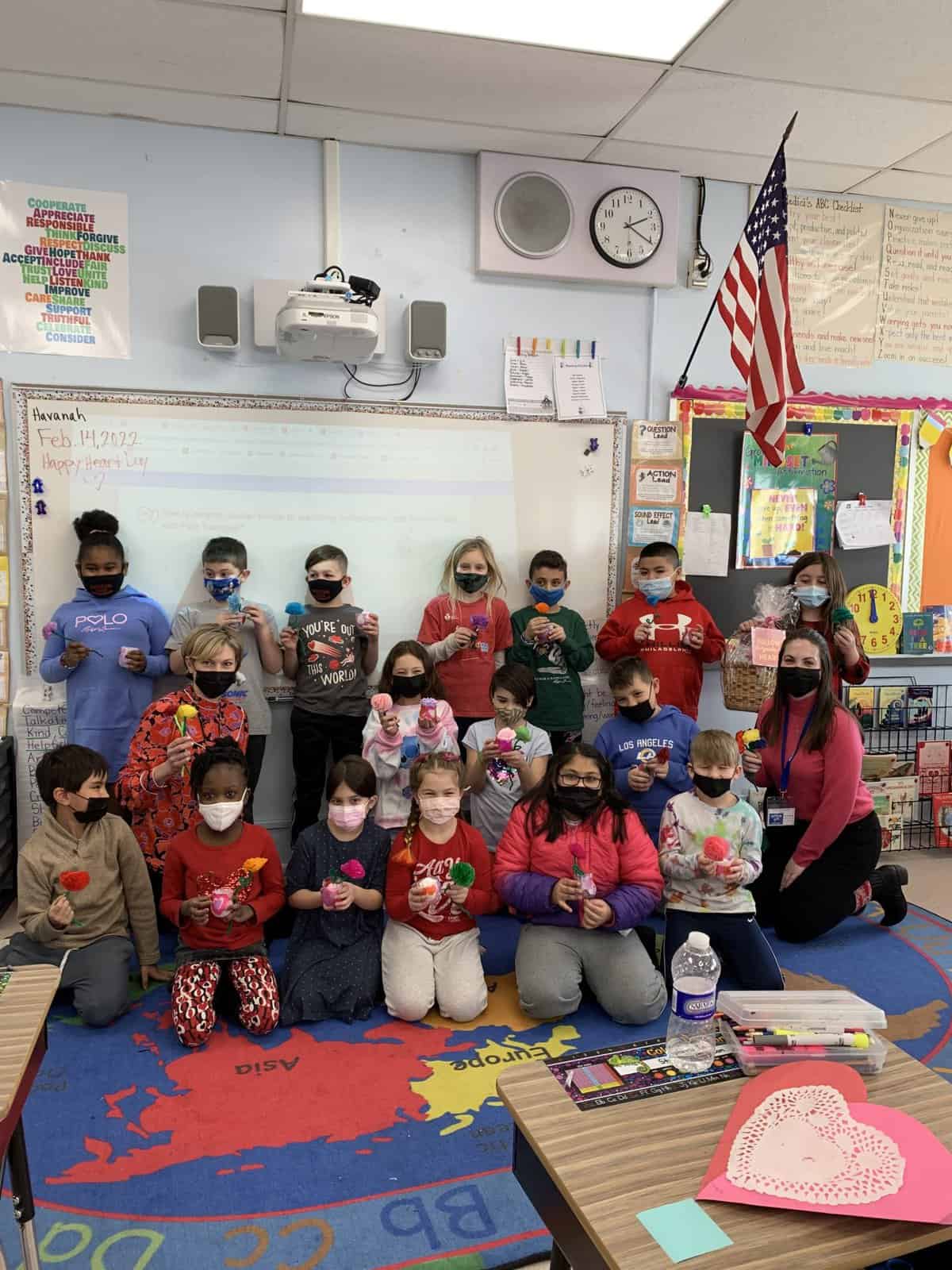 MacFarland third graders send valentines to Clare Estate residents