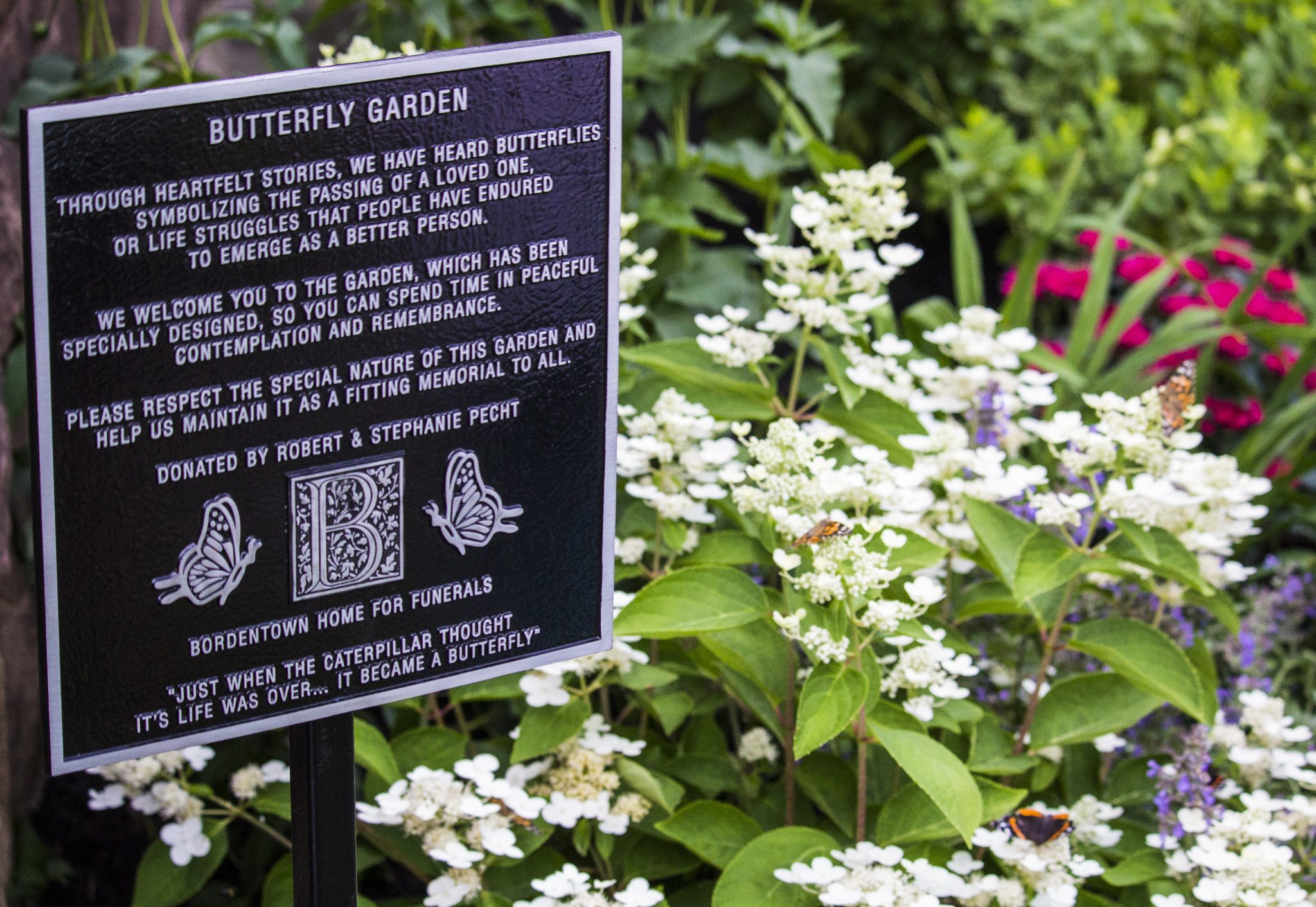 Bordentown church opens new butterfly garden