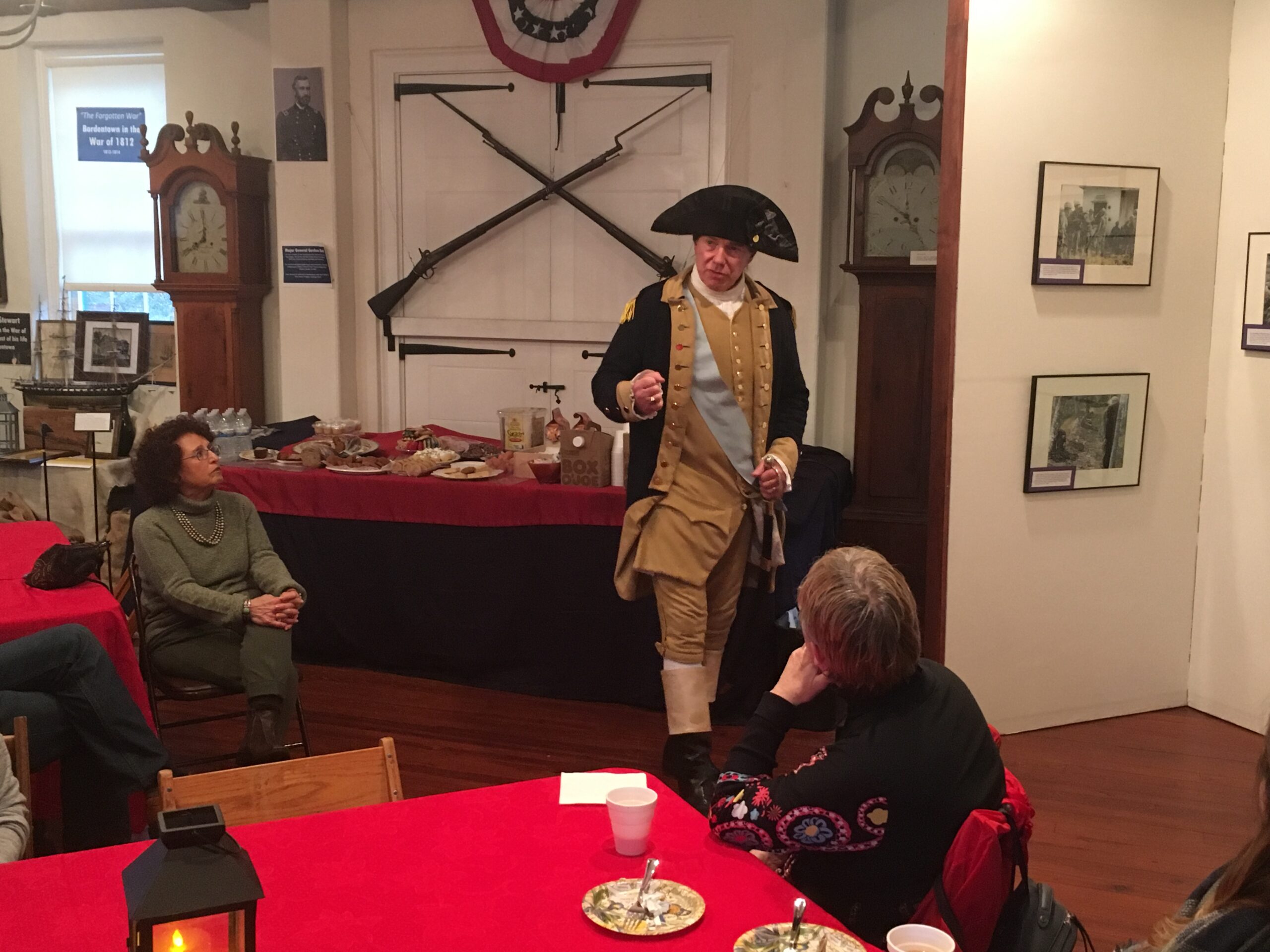 Bordentown Historical Society hosts discussion with George Washington reenactment