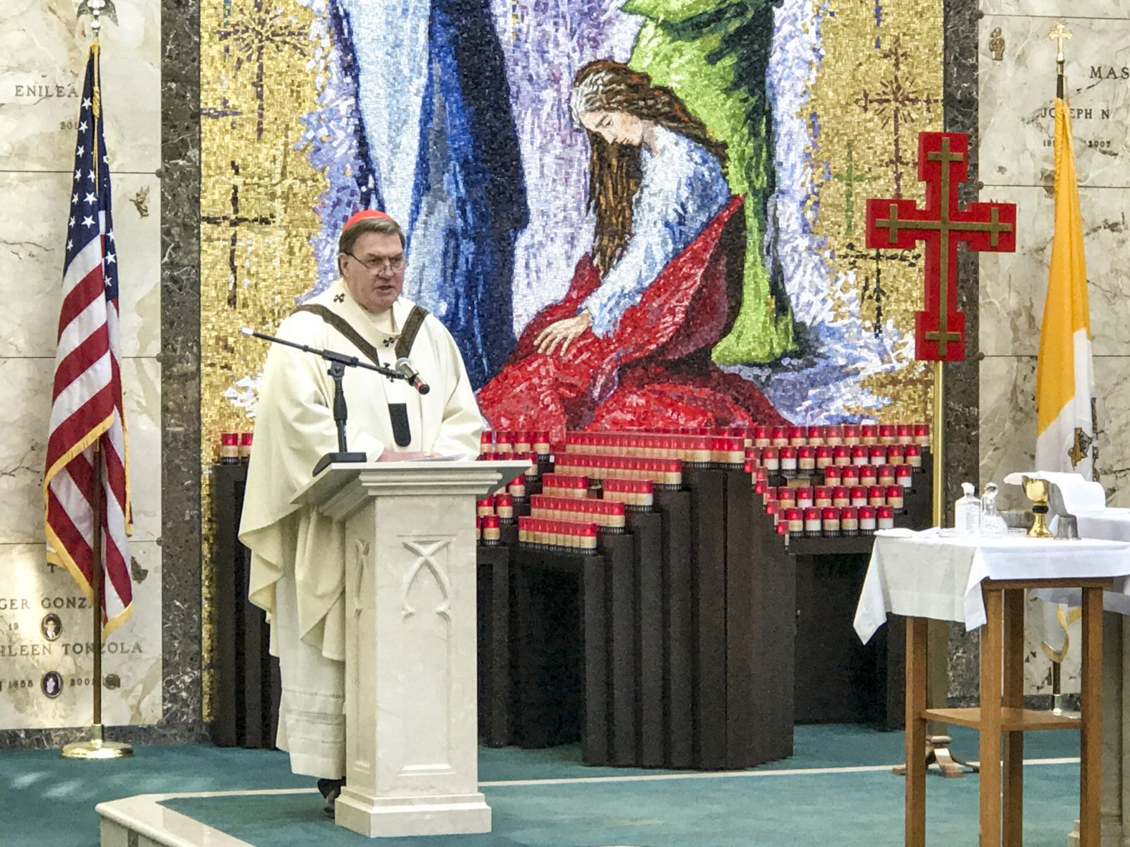 Cardinal to celebrate Memorial Day Mass via livestream from Colonia mausoleum