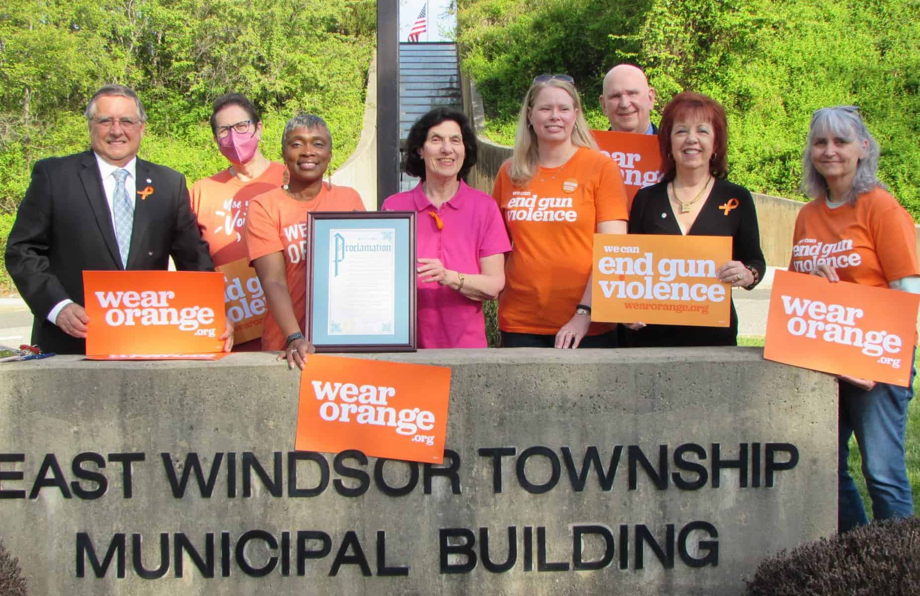 East Windsor mayor issues proclamation to raise awareness on gun violence