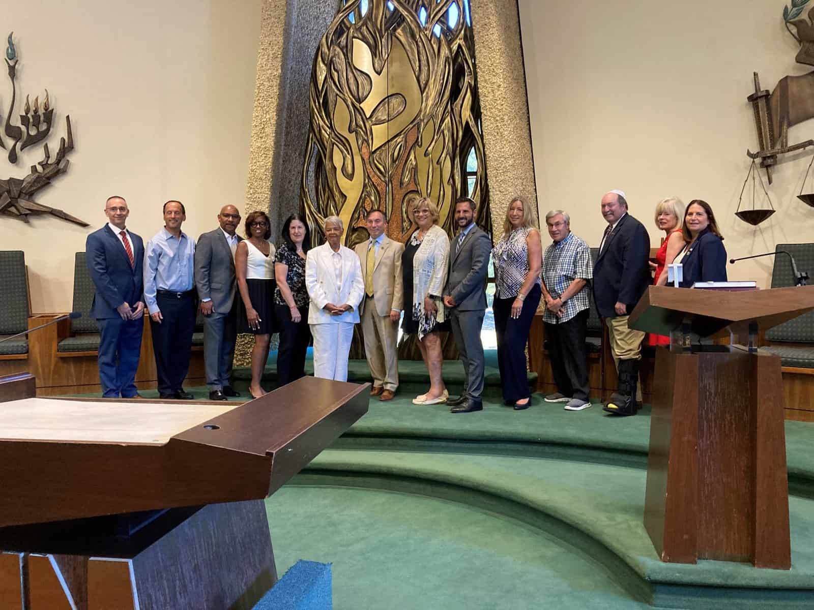 Federal funds through grant help further secure Temple B’nai Shalom, Vibrant Church in East Brunswick