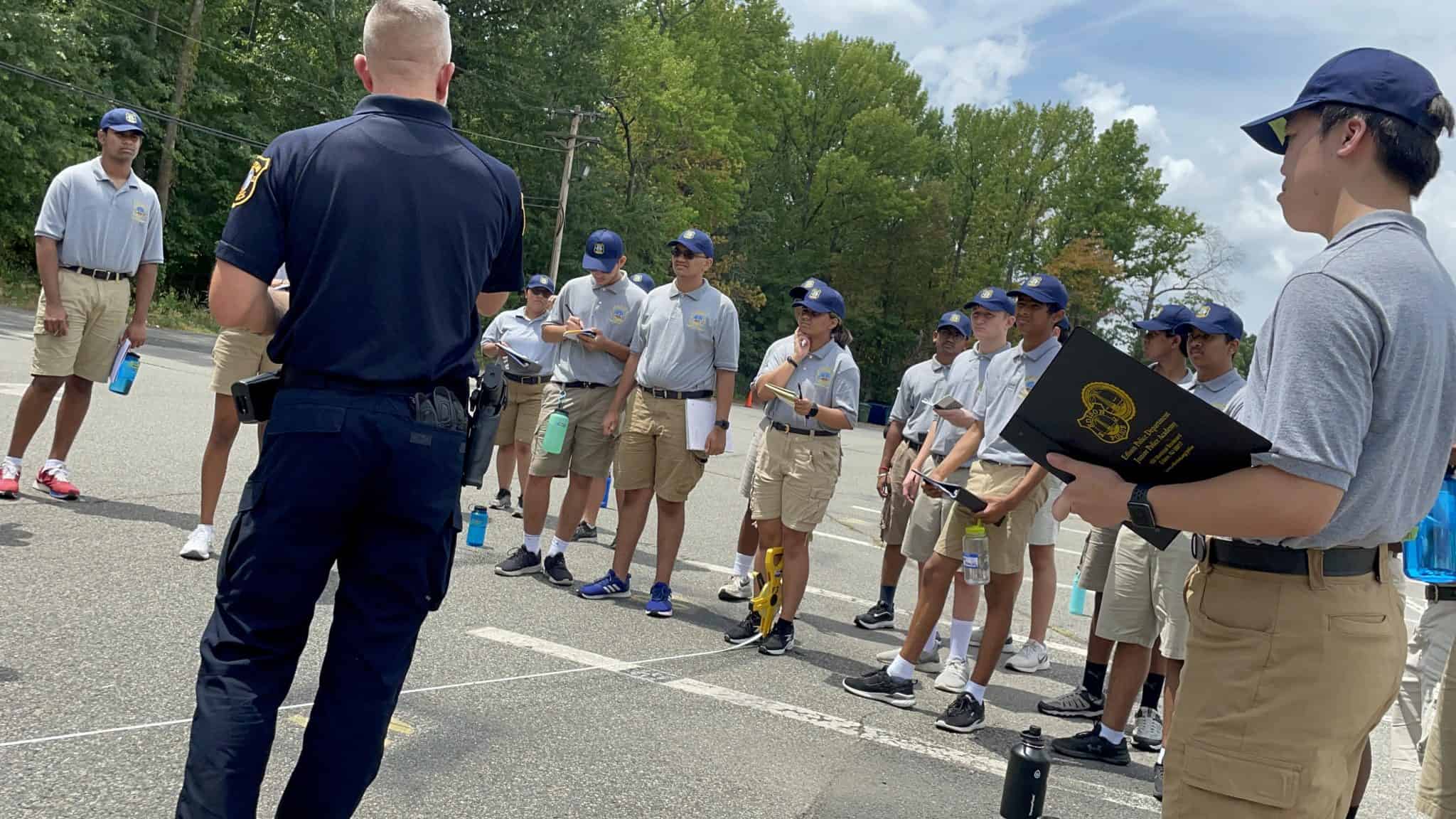 Edison Police Department holds first Advanced Junior Police Academy for high school juniors, seniors