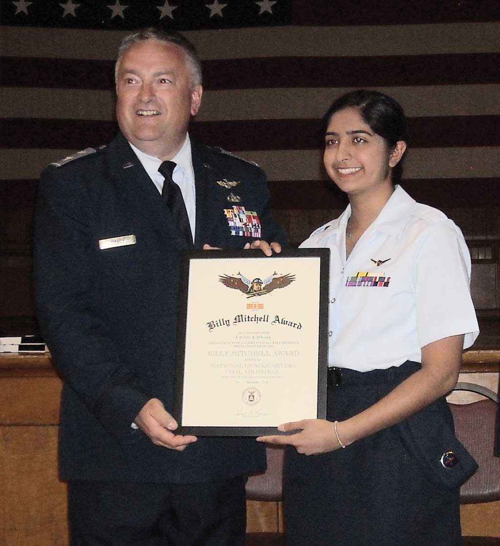 Bishop George Ahr graduate earns Civil Air Patrol award