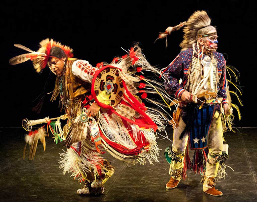 Thunderbird American Indian Dancers perform on Feb. 26