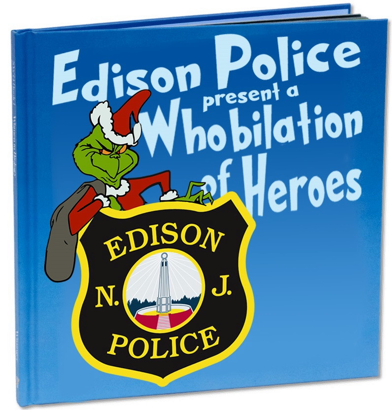 ‘The Grinch’ is at it again, helping Edison police spread holiday cheer