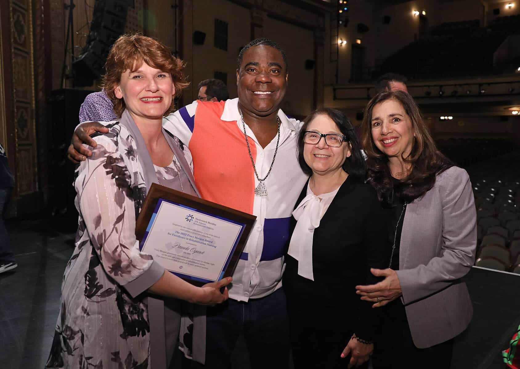 Comedian Tracy Morgan presents annual award to nurse from JFK’s Brain Trauma Unit