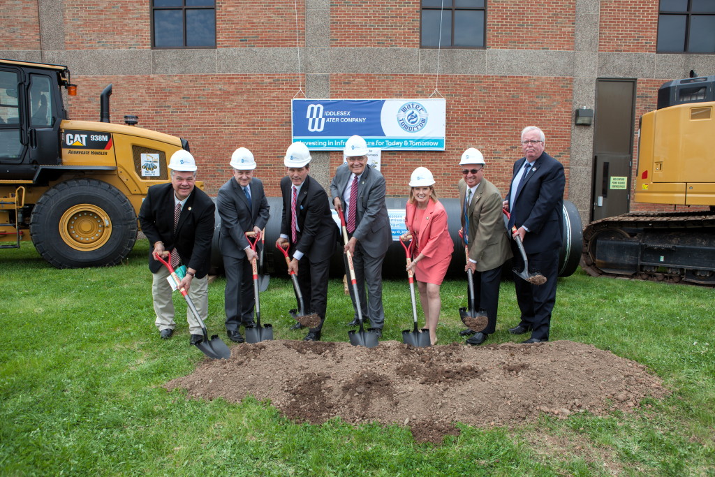 Middlesex Water Company breaks ground on transmission main from Edison to Metuchen