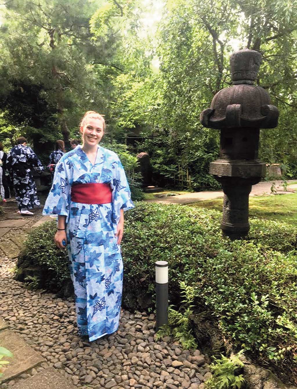 J.P. Stevens High School student experiences Japan