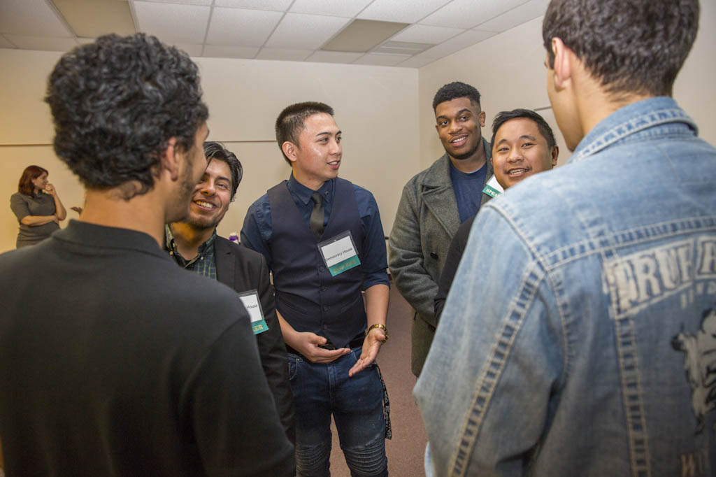 Democracy House students from Woodbridge, Edison discuss how to overcome obstacles during Young Men’s Conference