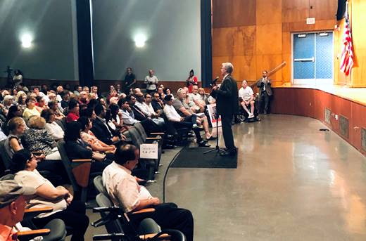 Pallone addresses health care, climate change at town hall meeting