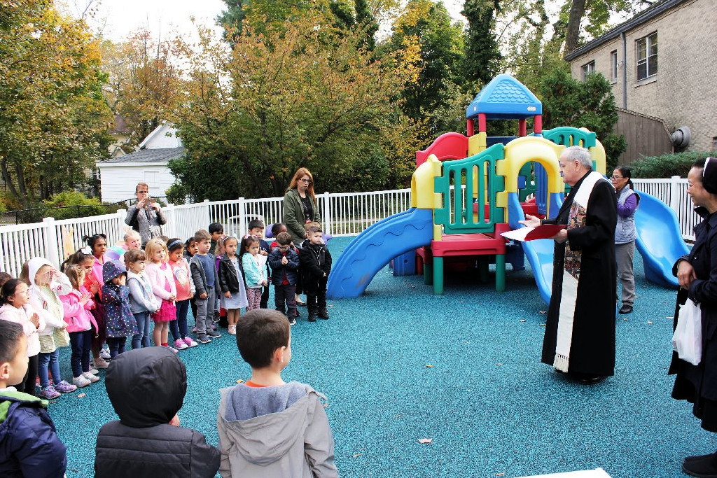 New playground dedicated at St. Francis in Metuchen