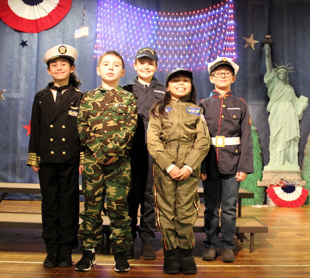 St. Francis students present patriotic program