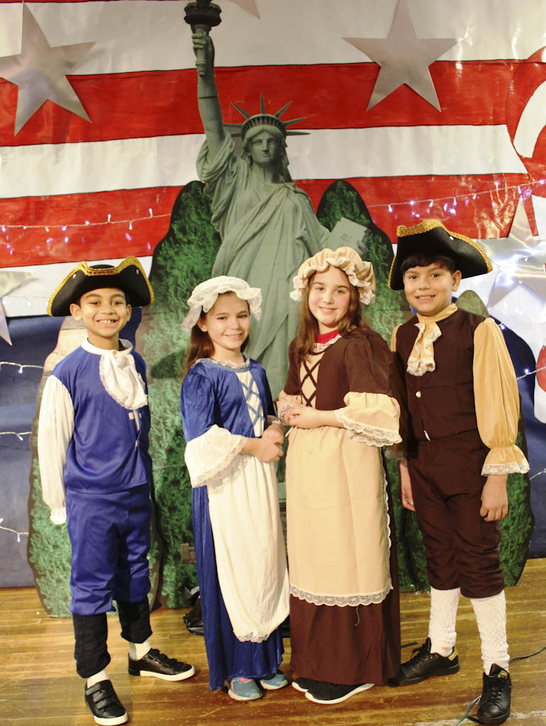 St. Francis students celebrate America