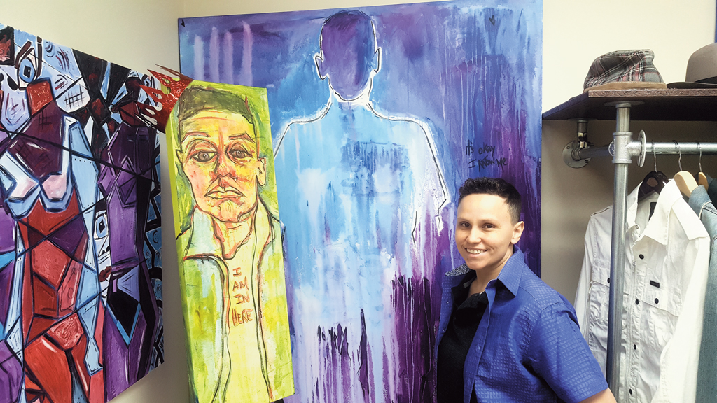 Metuchen artist finds outlet in painting