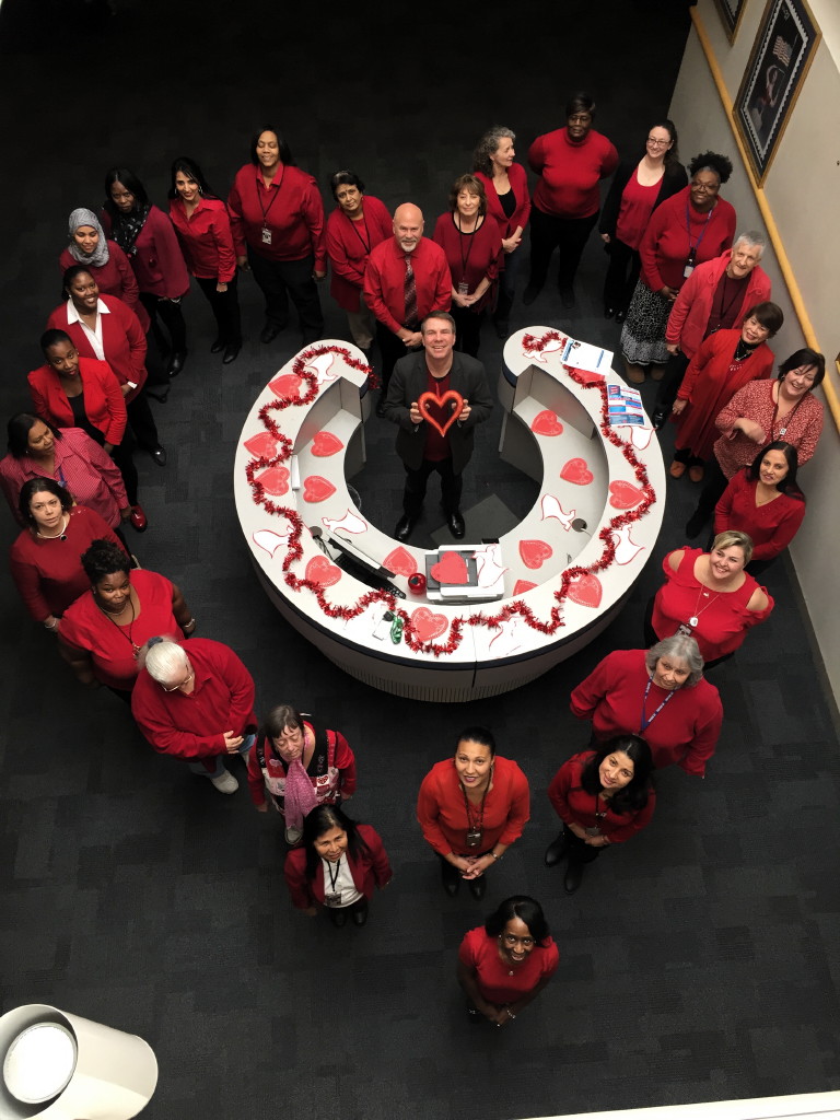 Edison postal employees support National Go Red for Women Day