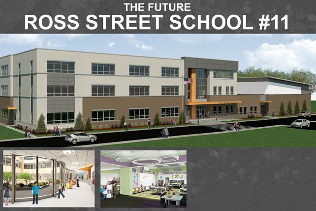 Steel construction phase at new Ross Street School completed