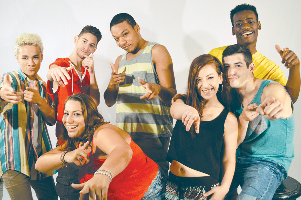 Members of the ensemble of Pennington Players’ production of “In the Heights.”