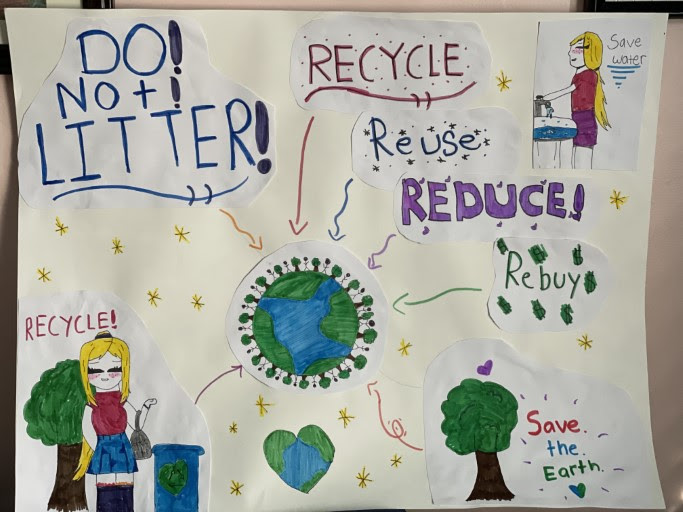 Students’ artwork expresses importance of recycling