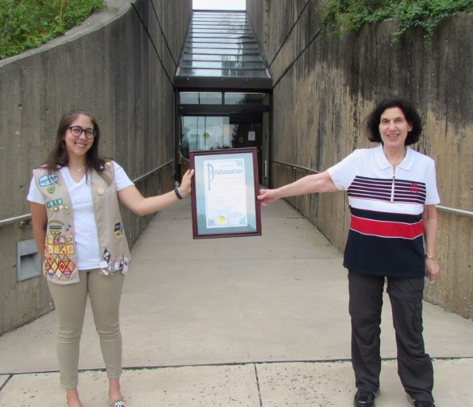 East Windsor Girl Scout completes project on stress management