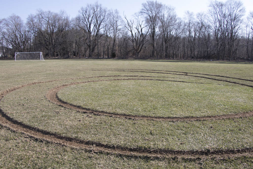 Vandals damage field at Brandywine parcel