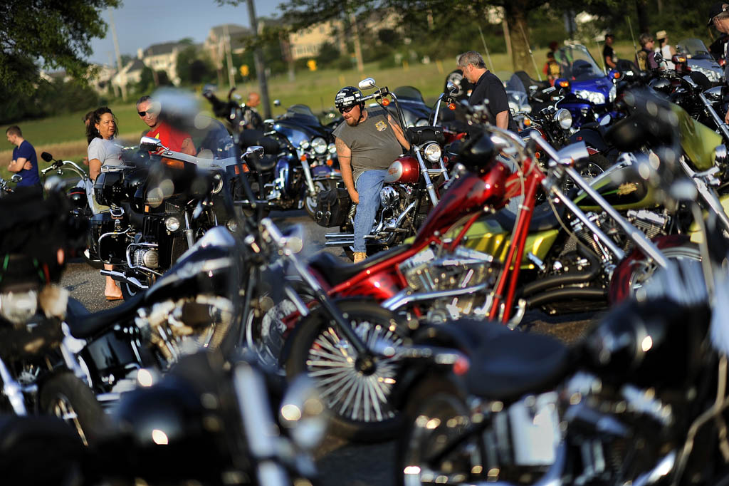 Longtime motorcycle rider gets honorary ride