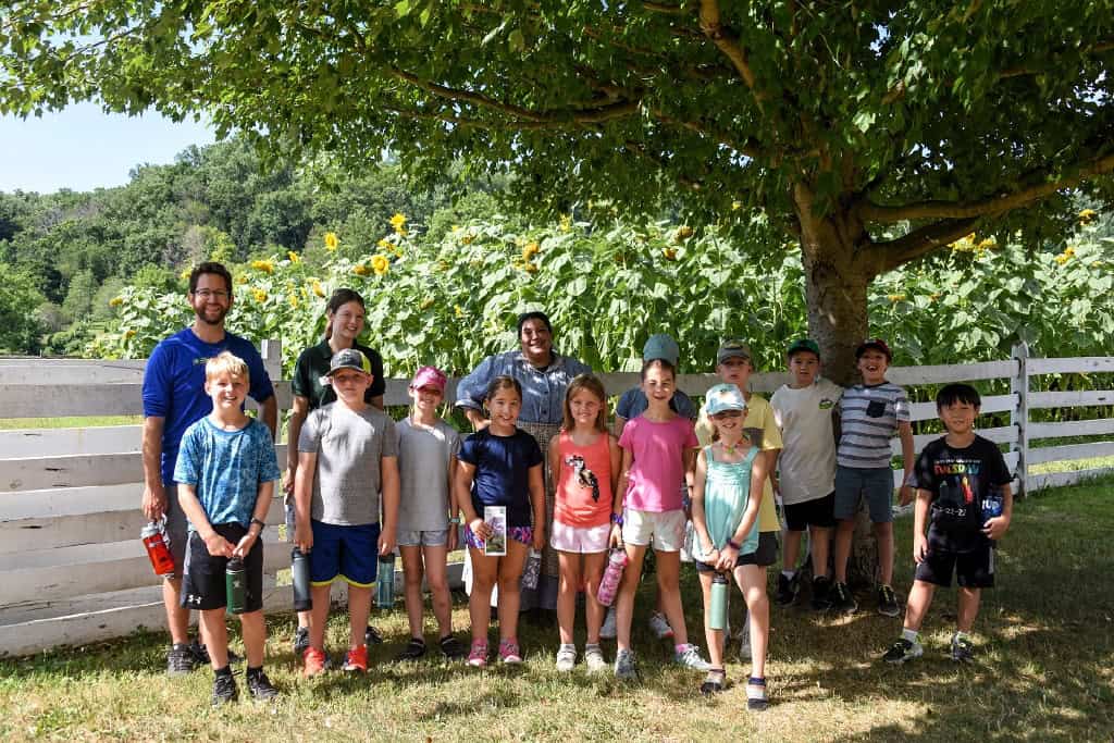 Campers enjoy farm visits during first Grown in Monmouth camp