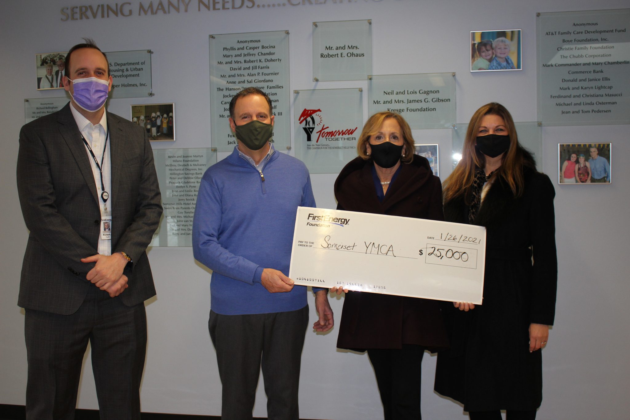 Greater Somerset County YMCA receives grant from FirstEnergy Foundation for pandemic response