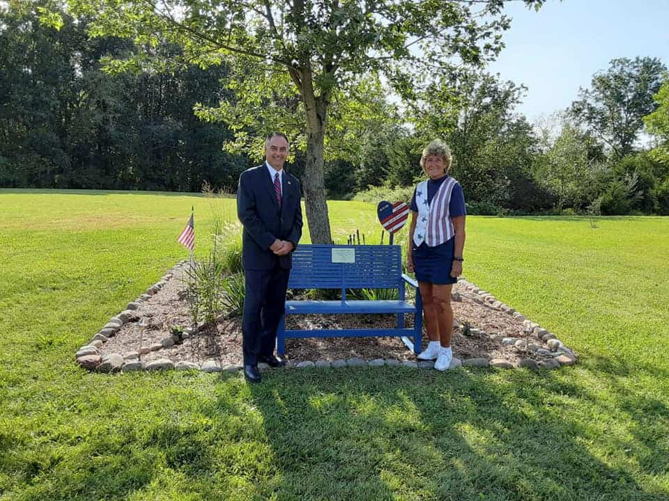 Resident adds bench to Hillsborough’s Sept. 11 memorial