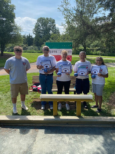 Hillsborough Recreation Summer Program Bocce champions