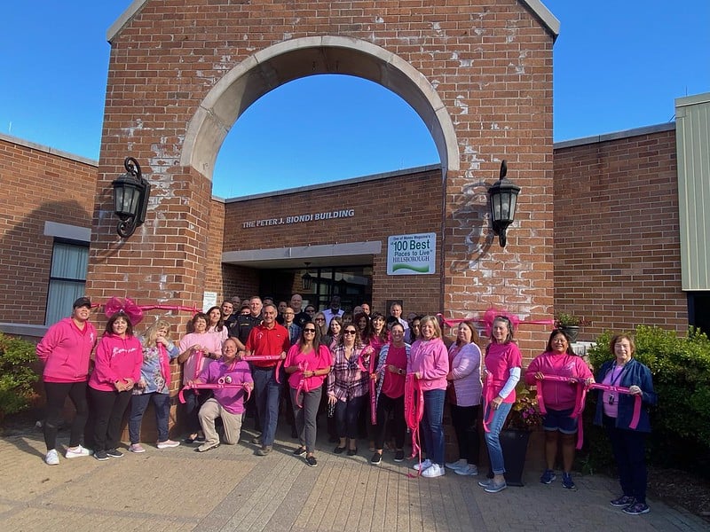 Hillsborough Township employees wear pink to recognize, promote Breast Cancer Awareness Month