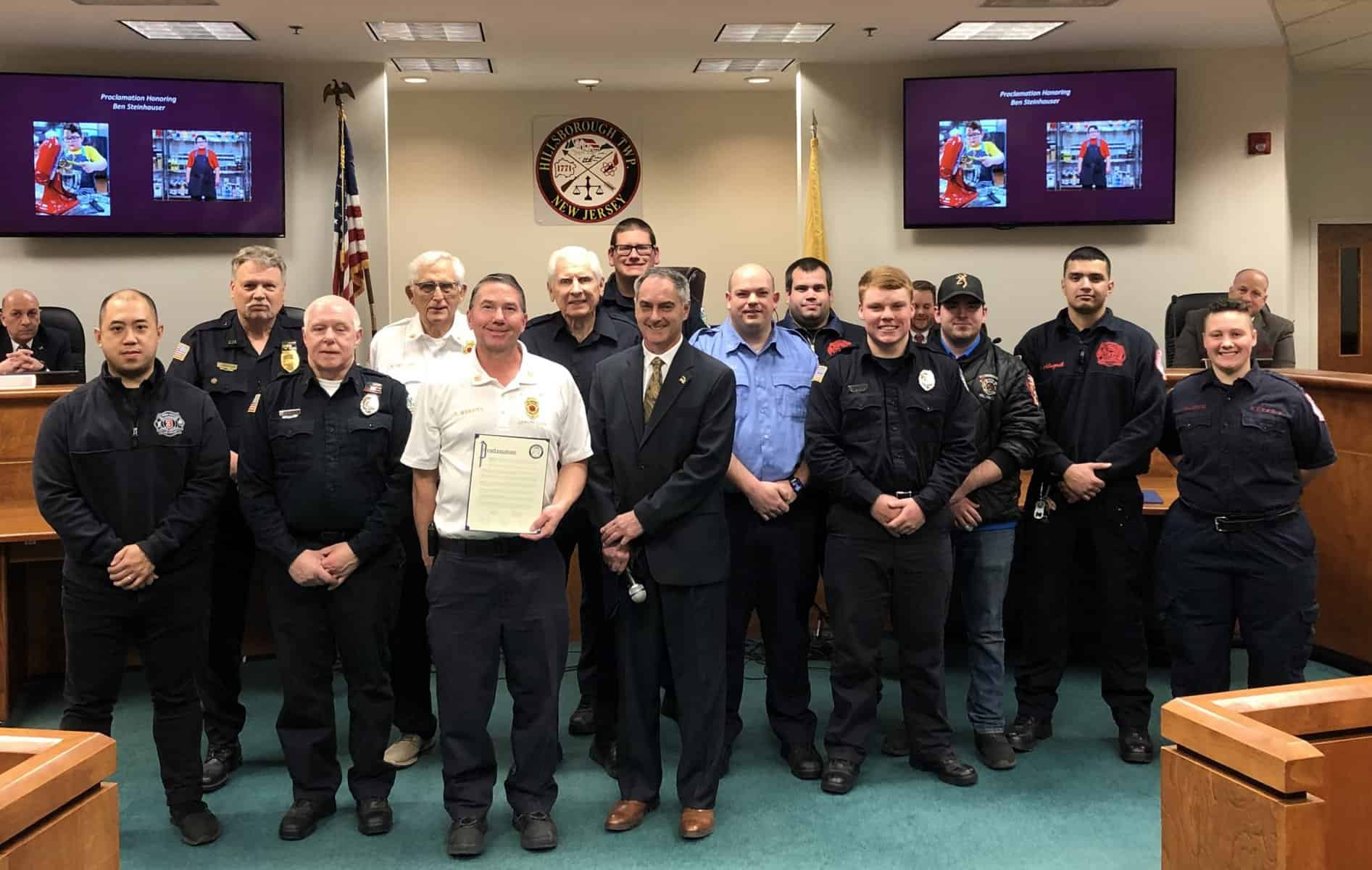 Hillsborough firefighters honored for their heroism