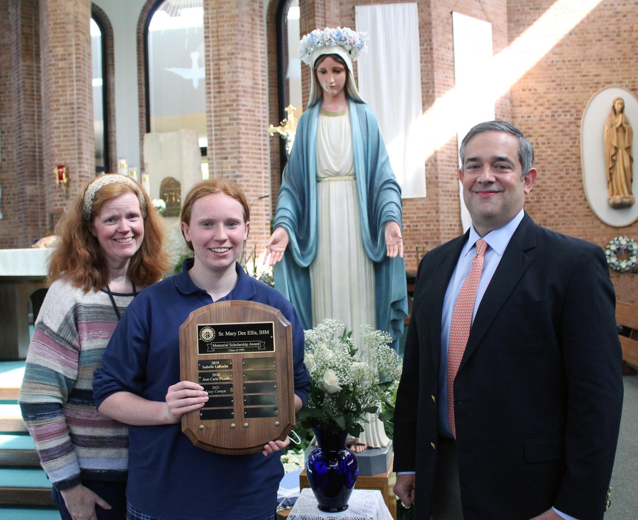 Hillsborough teen receives scholarship for embodying strong faith, commitment, dedication