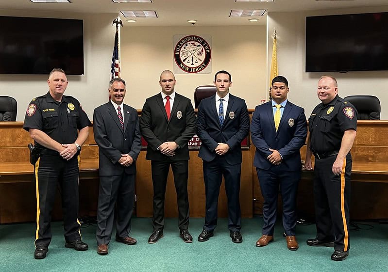 Three new officers fill vacancies for Hillsborough Police Department