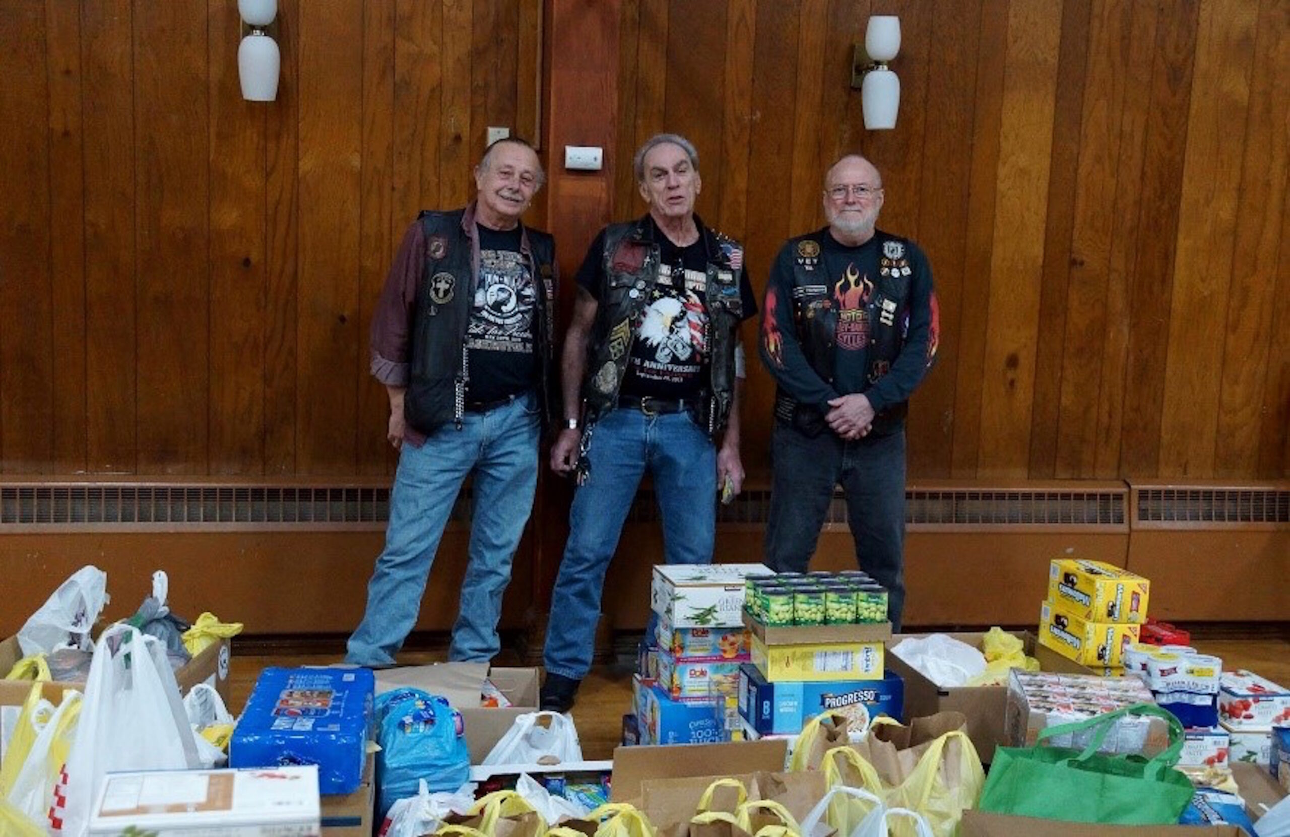 HILLSBOROUGH: Biker veteran advocacy group donates more than a ton of food