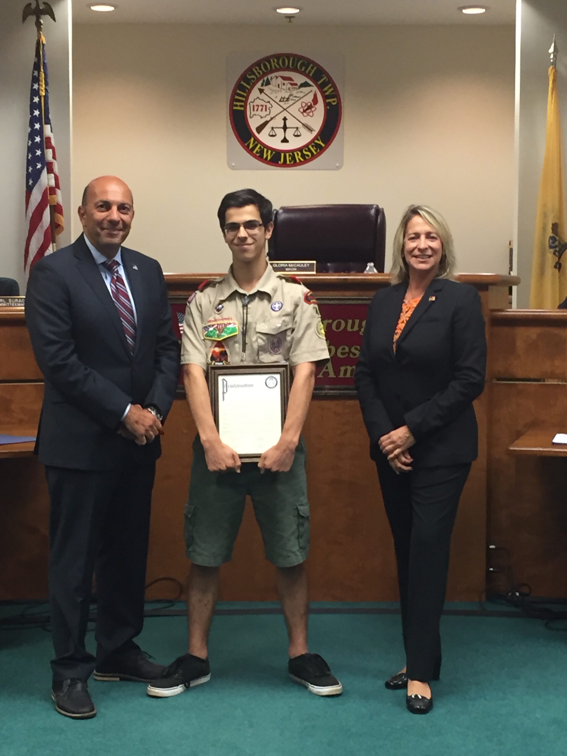 HILLSBOROUGH: Township officials recognize the work of two Eagle Scouts