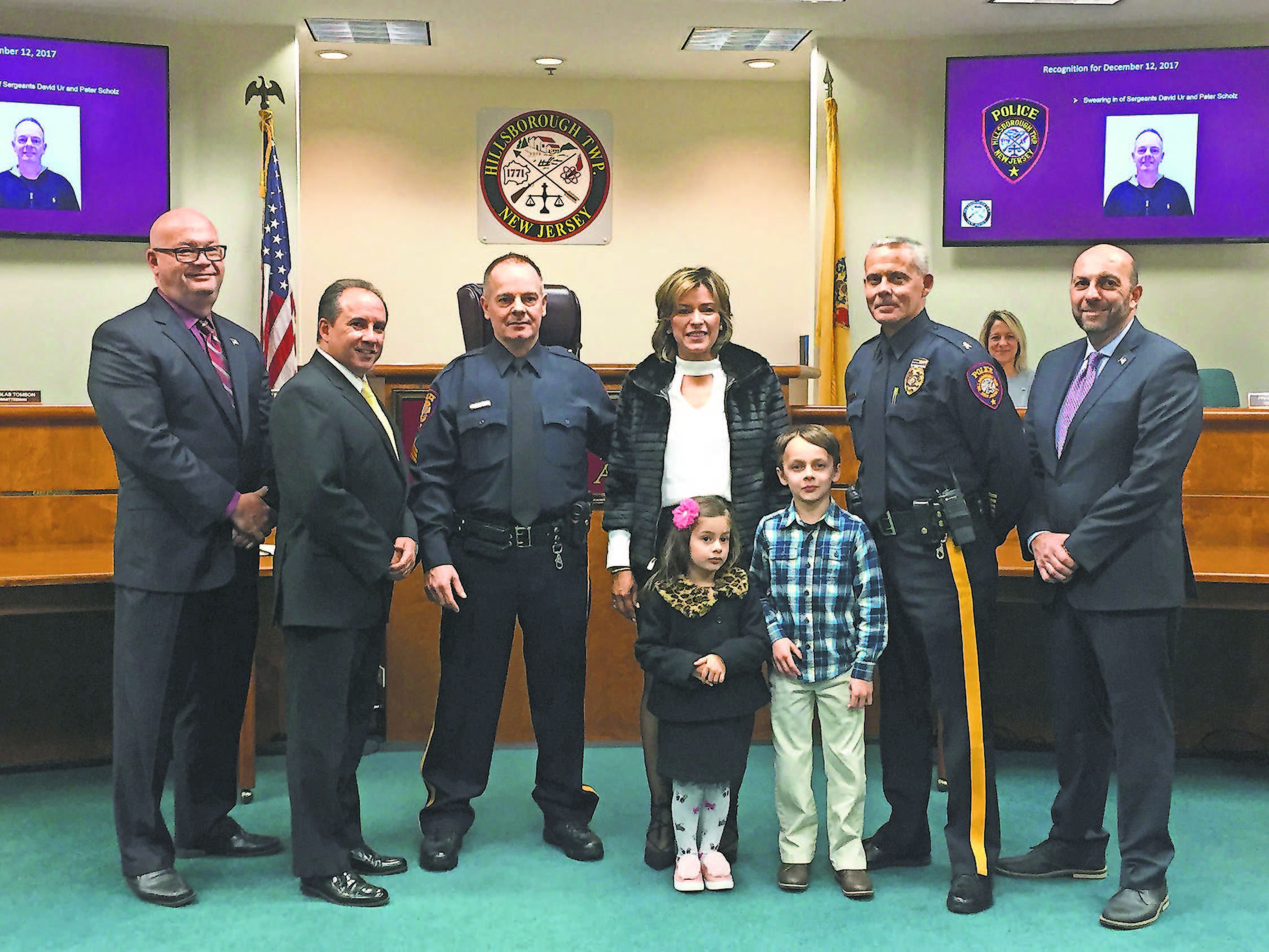 HILLSBOROUGH: Township promotes two new police sergeants