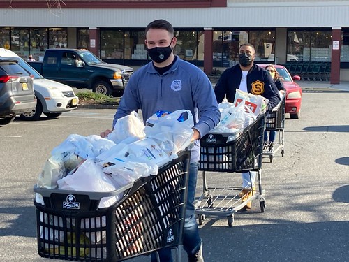 Hillsborough PBA holds food drive to benefit C.A.N.