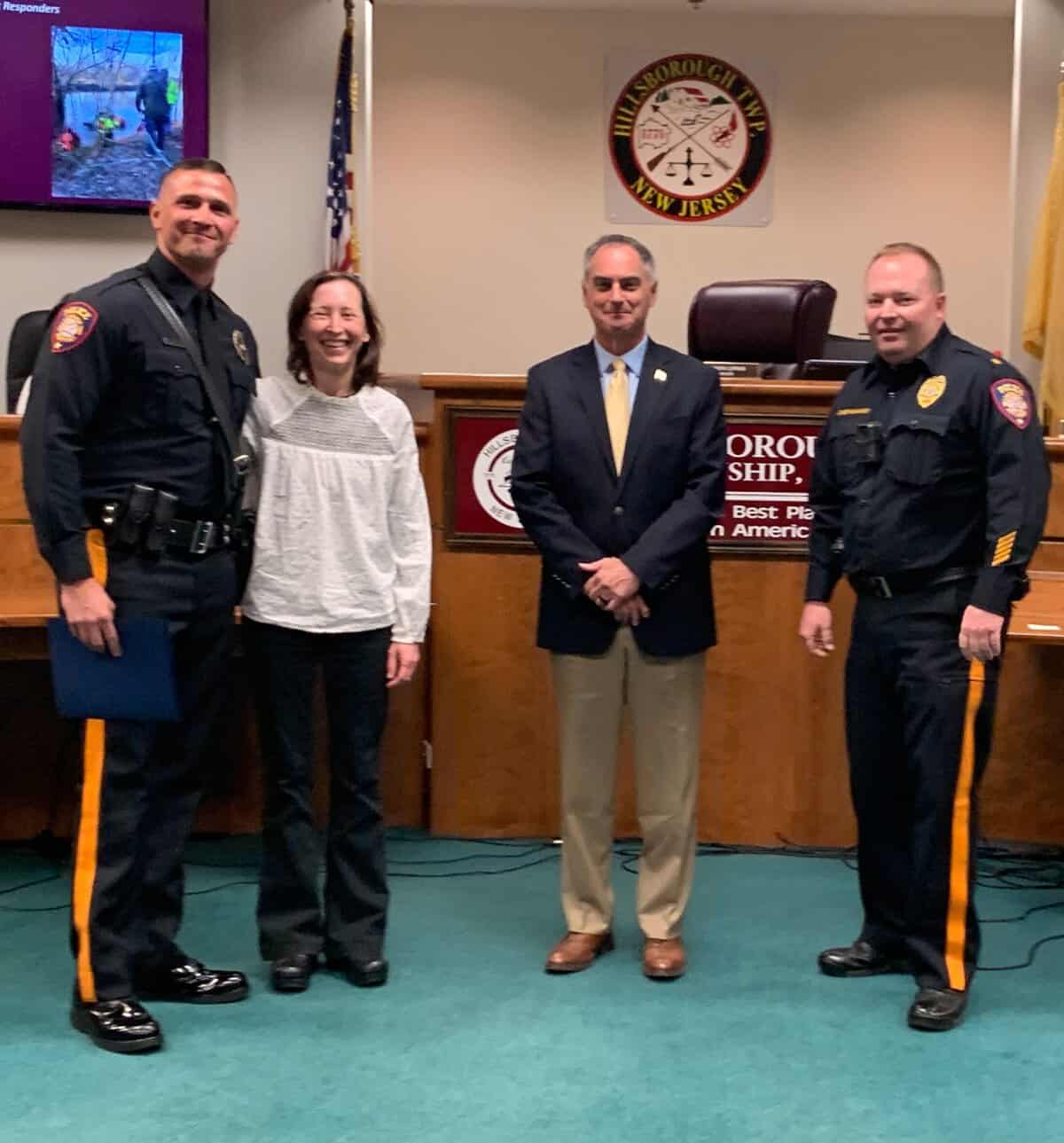 Hillsborough officer honored for saving lives during last year’s storm