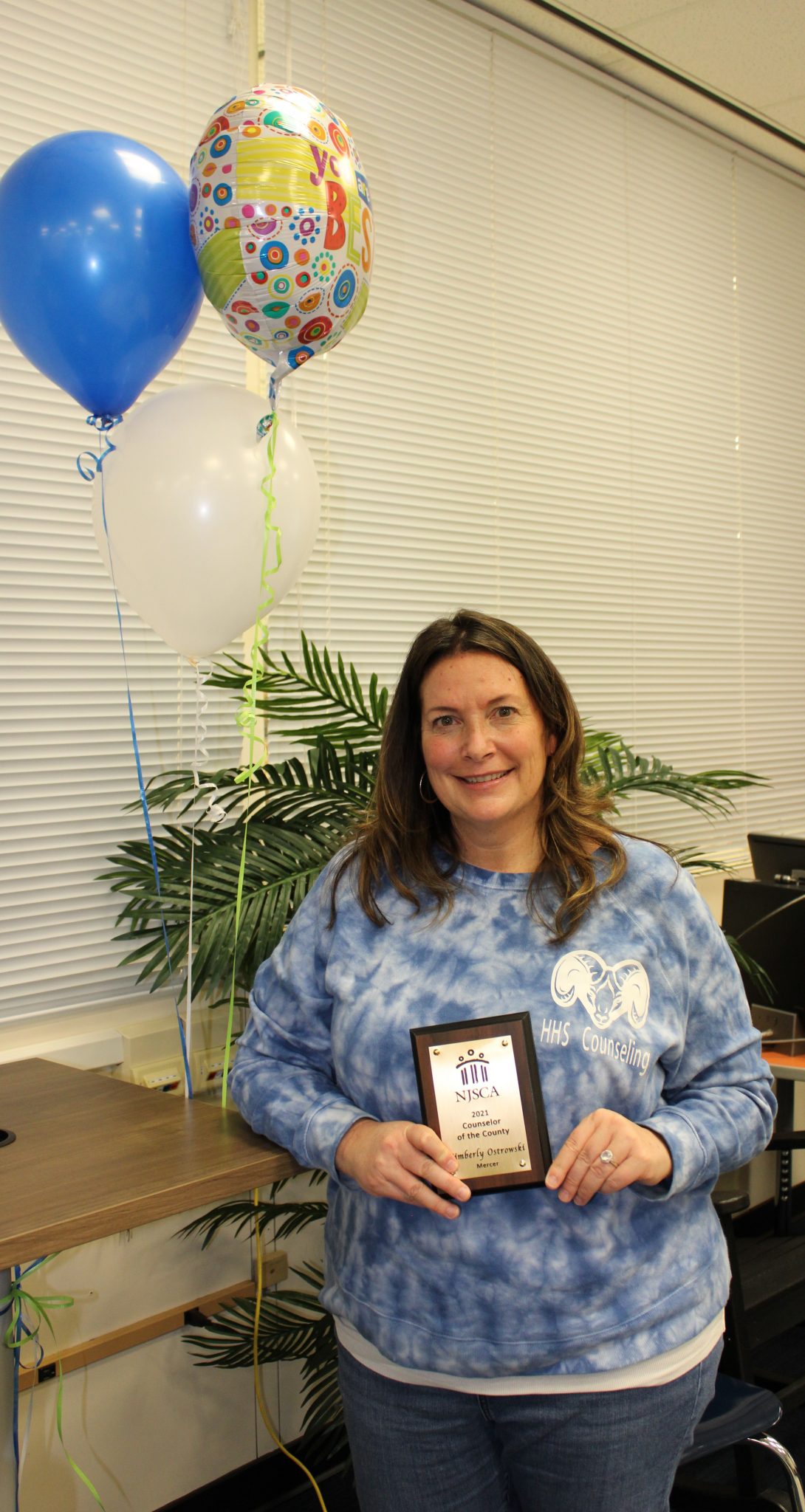 Hightstown High School counselor named Mercer County Counselor of the County