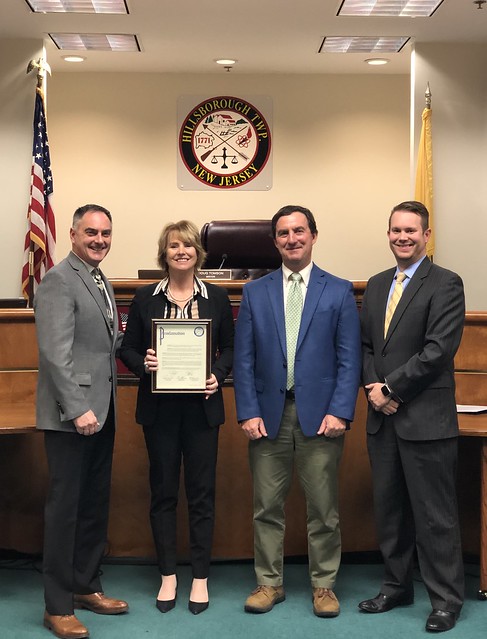 Hillsborough engineer honored by township officials