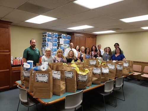 Hillsborough Township municipal employees participate in food drive challenge