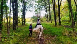 Mercer County Stables offers weekly trail rides