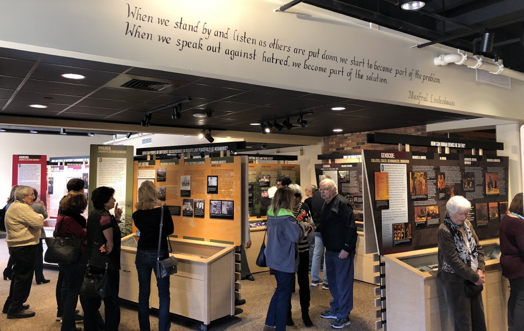 Chhange opens new genocide exhibit at Brookdale