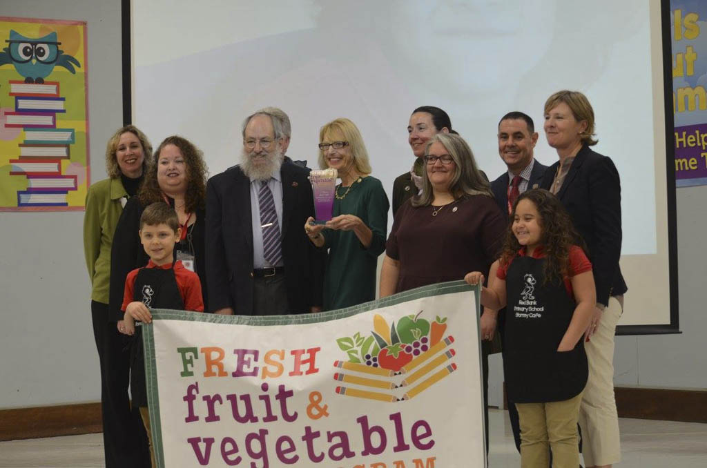 Eating right resulted in a healthy award for Red Bank school